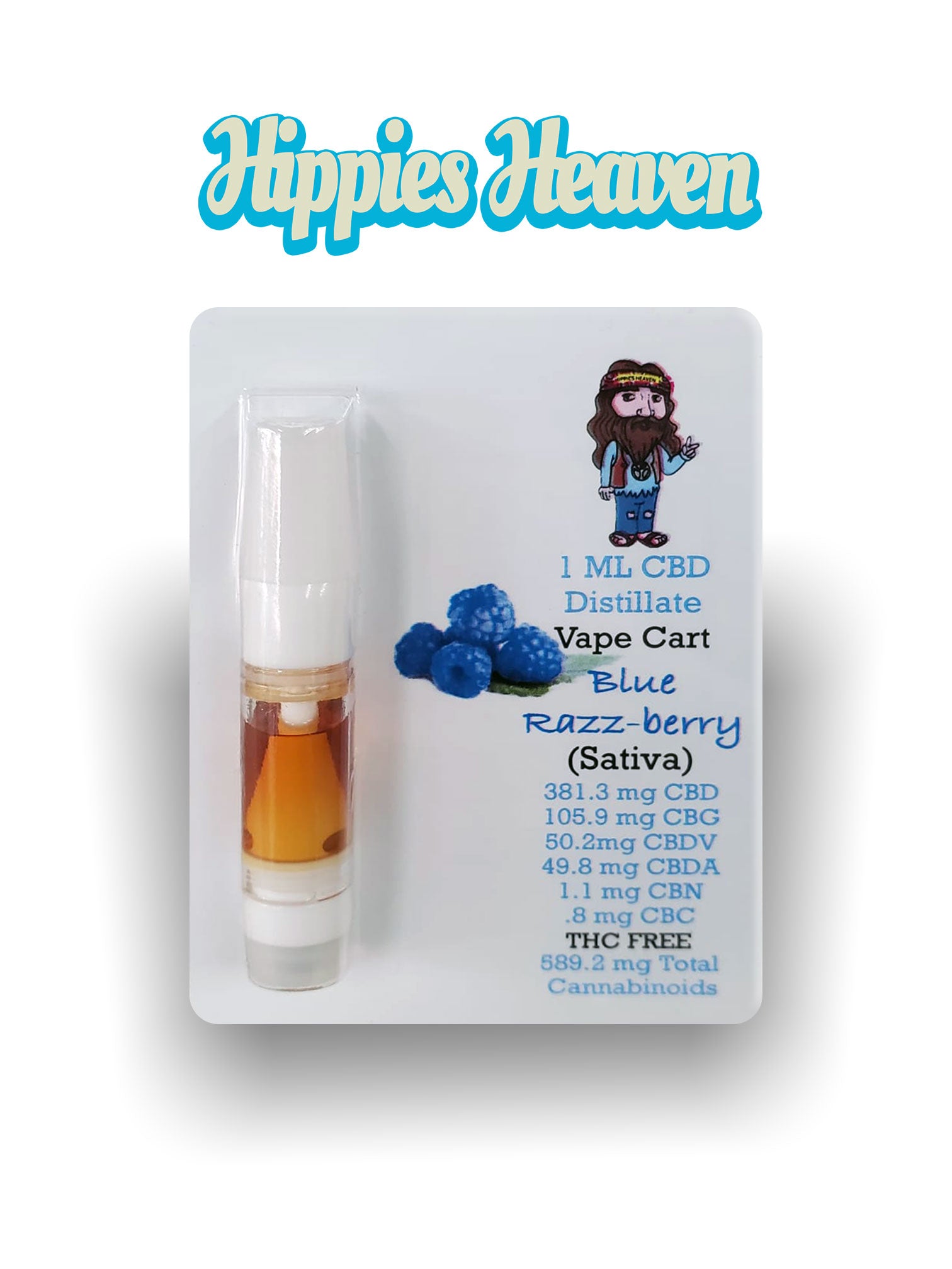 1ml cbd cart blue razzberry (S)