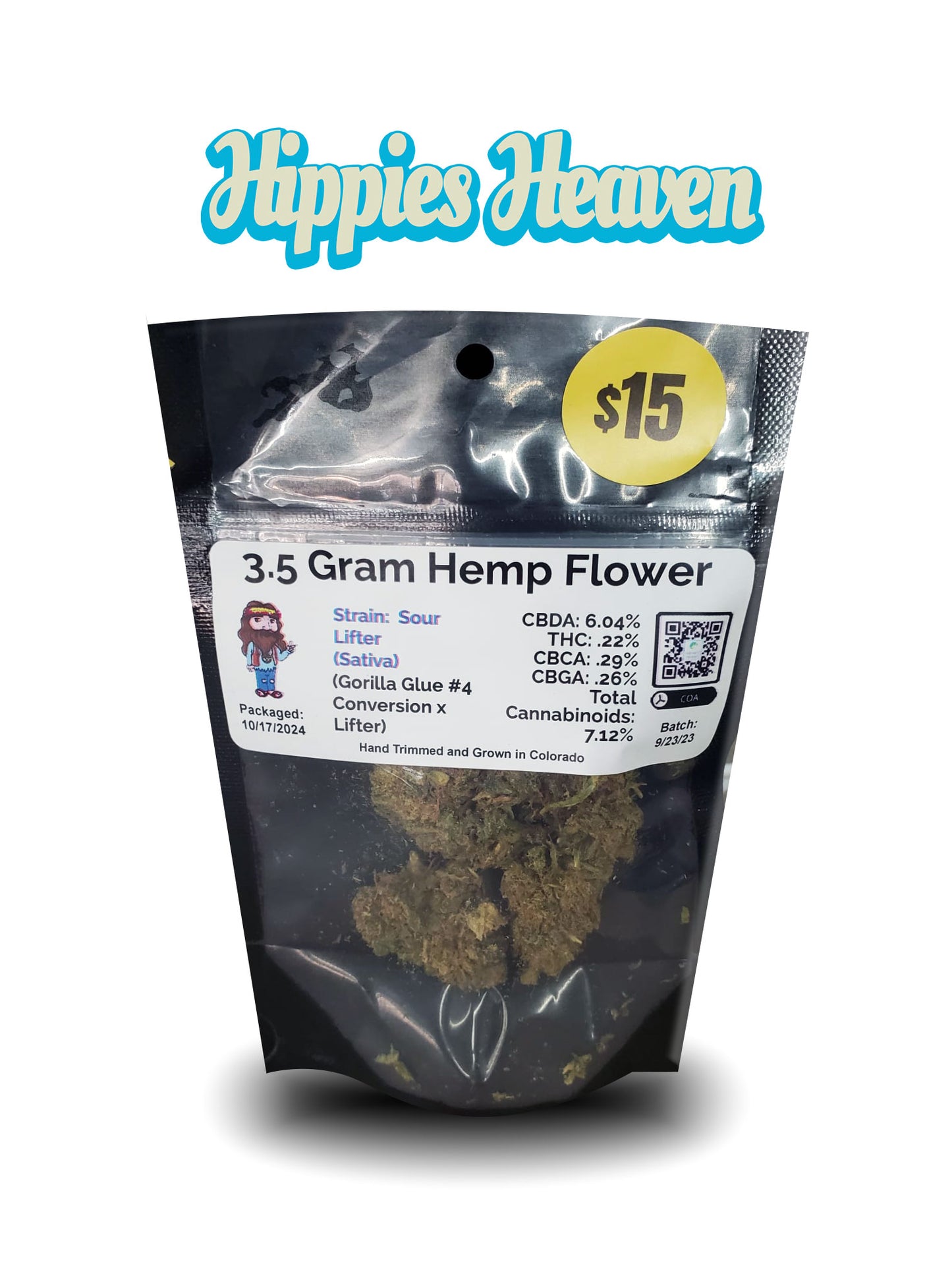 3.5g hemp flower sour lifter (s)